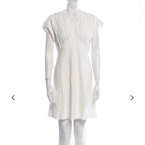 Ralph Lauren White Short Sleeve Mini Dress
